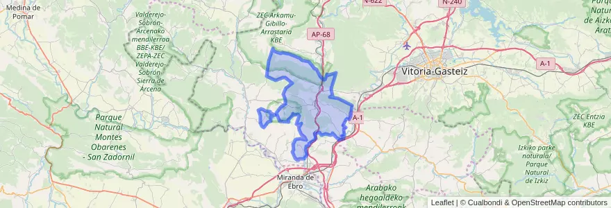 Mapa de ubicacion de Ribera Alta.
