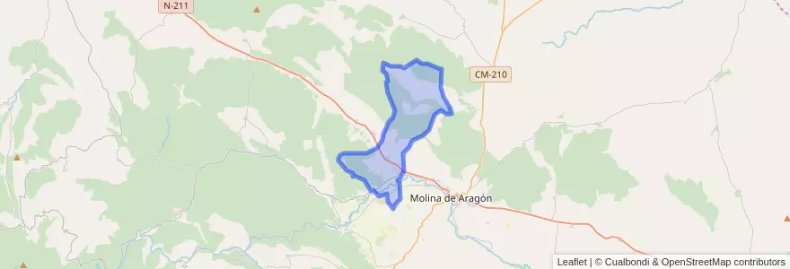 Mapa de ubicacion de Rillo de Gallo.