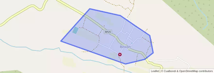 Mapa de ubicacion de Rincón.