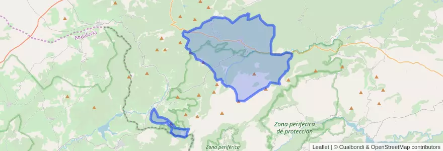 Mapa de ubicacion de Riópar.