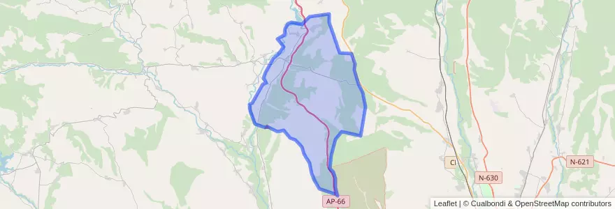Mapa de ubicacion de Rioseco de Tapia.