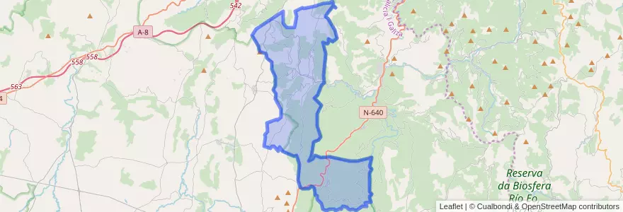 Mapa de ubicacion de Riotorto.