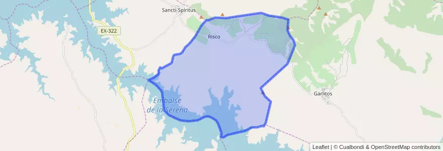 Mapa de ubicacion de Risco.