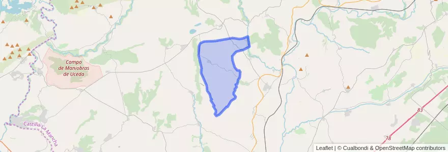 Mapa de ubicacion de Robledillo de Mohernando.