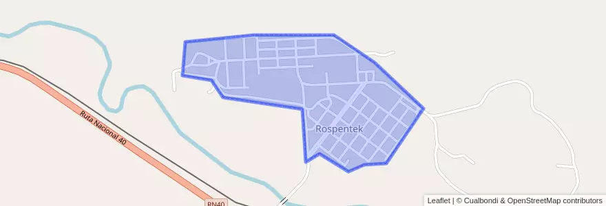Mapa de ubicacion de Rospentek.