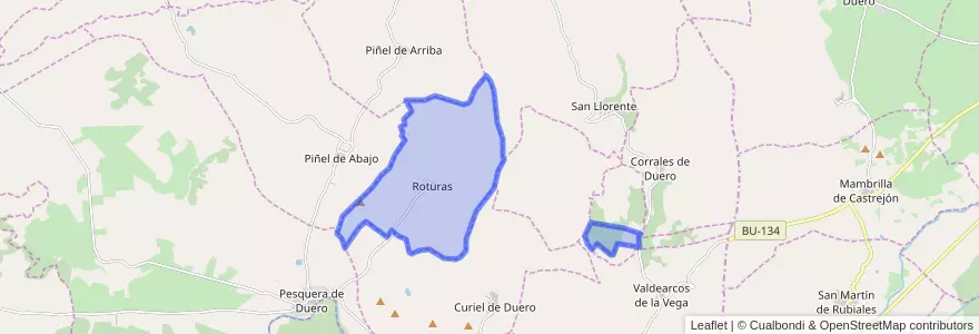 Mapa de ubicacion de Roturas.