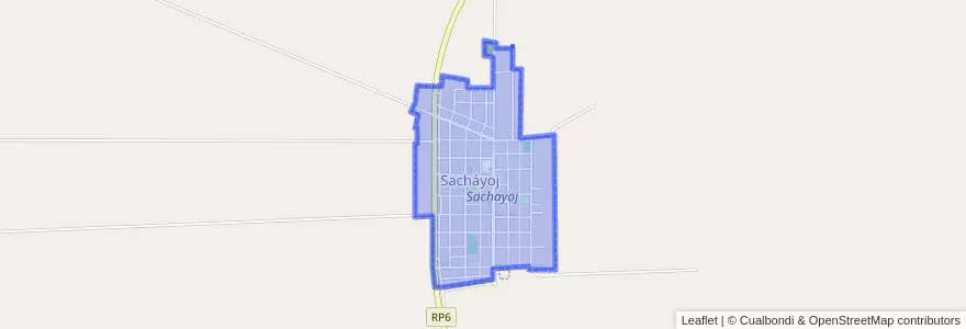 Mapa de ubicacion de Sachayoj.