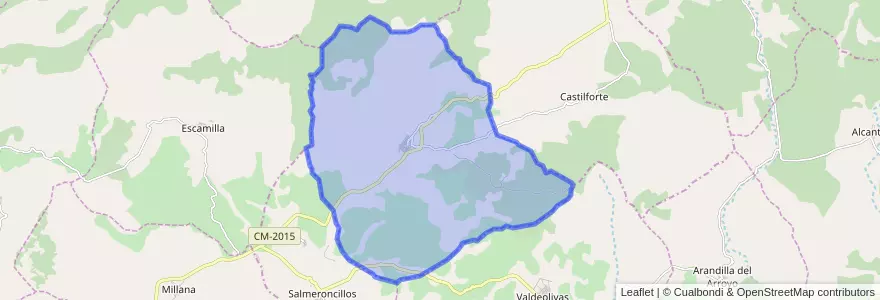 Mapa de ubicacion de Salmerón.