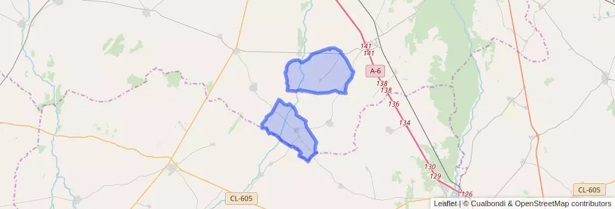 Mapa de ubicacion de Salvador de Zapardiel.
