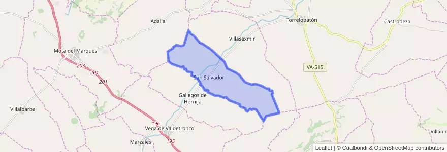 Mapa de ubicacion de San Salvador.