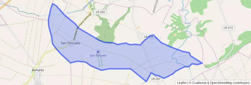 Mapa de ubicacion de San Torcuato.