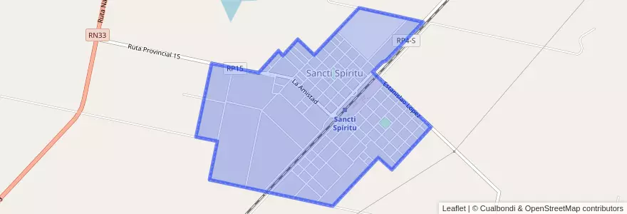 Mapa de ubicacion de Sancti Spíritu.