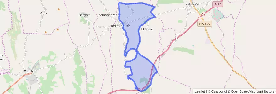 Mapa de ubicacion de Sansol.