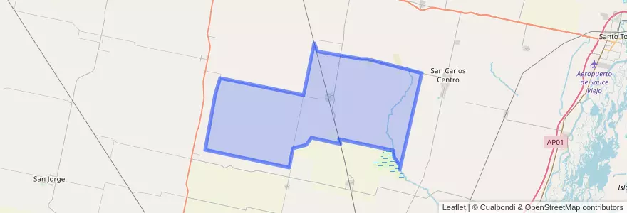 Mapa de ubicacion de Municipio de Santa Clara de Buena Vista.