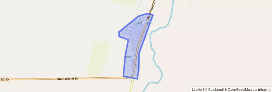 Mapa de ubicacion de Schaqui.