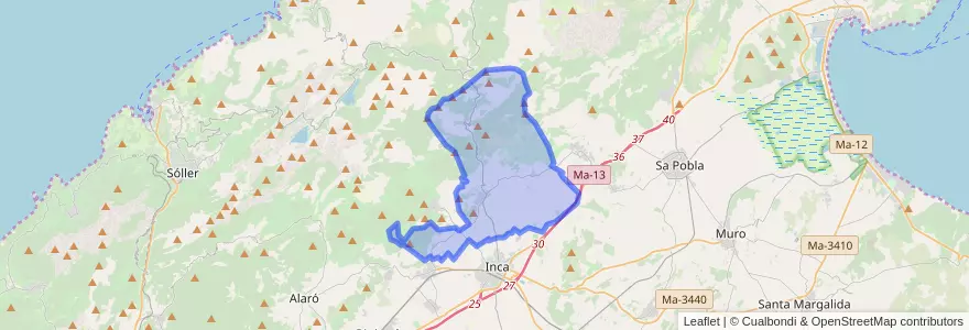 Mapa de ubicacion de Selva.