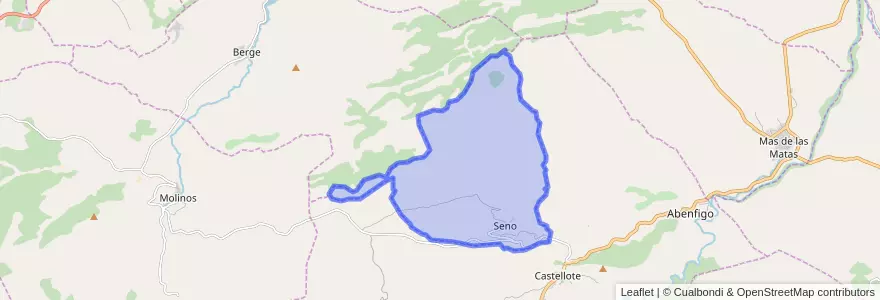Mapa de ubicacion de Seno.