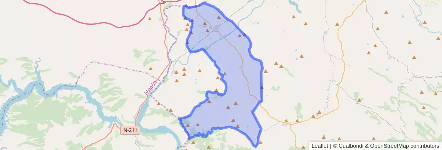 Mapa de ubicacion de Seròs.