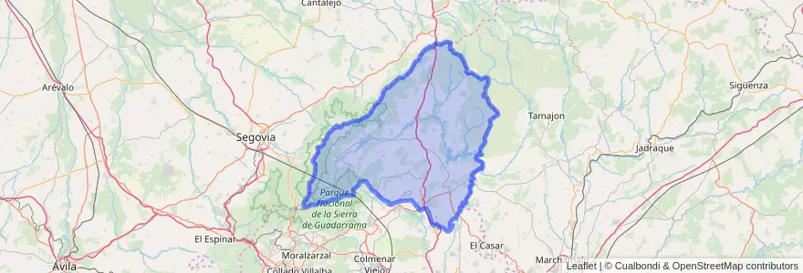 Mapa de ubicacion de Sierra Norte.