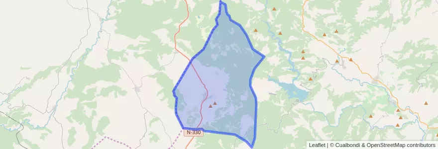 Mapa de ubicacion de Sinarcas.