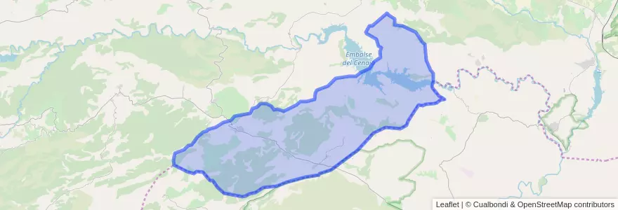 Mapa de ubicacion de Socovos.