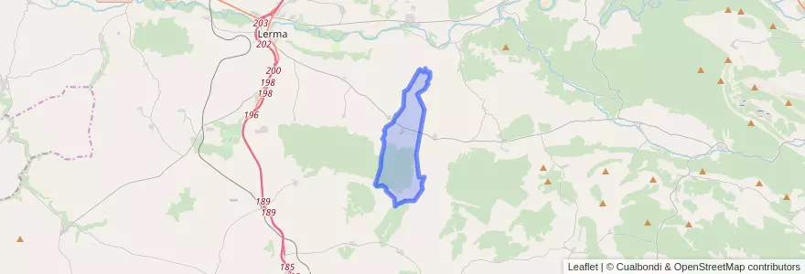 Mapa de ubicacion de Solarana.