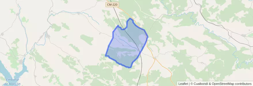 Mapa de ubicacion de Solera de Gabaldón.