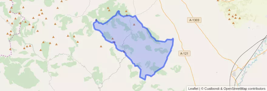Mapa de ubicacion de Tabuenca.