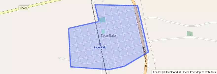 Mapa de ubicacion de Taco Ralo.
