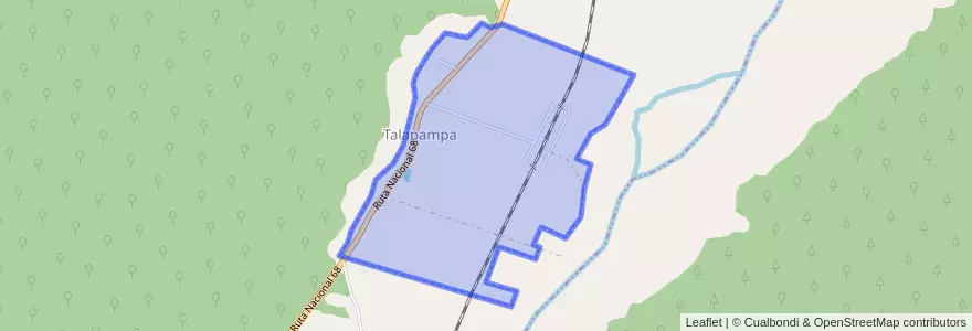 Mapa de ubicacion de Talapampa.