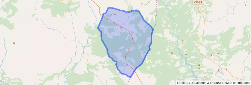 Mapa de ubicacion de Talayuelas.