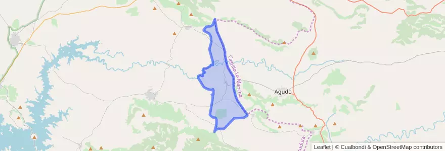 Mapa de ubicacion de Tamurejo.