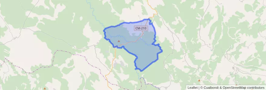 Mapa de ubicacion de Taravilla.