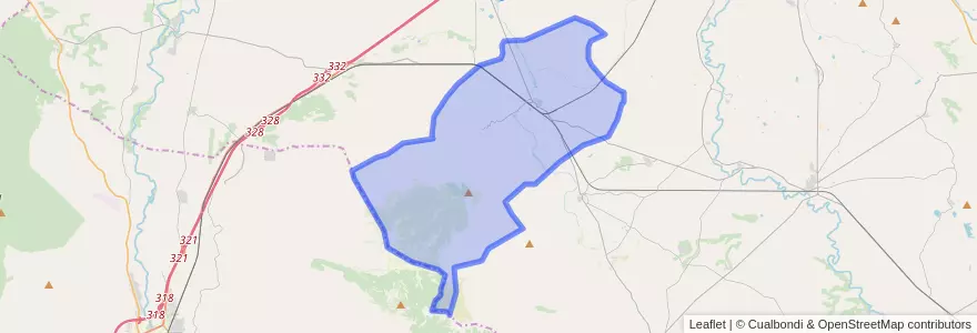 Mapa de ubicacion de Tardienta.