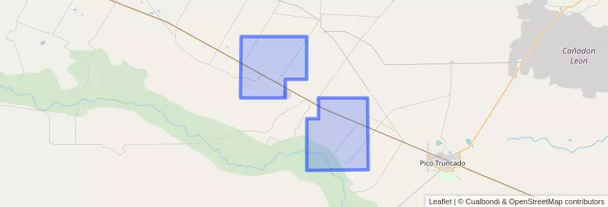 Mapa de ubicacion de Teresita.