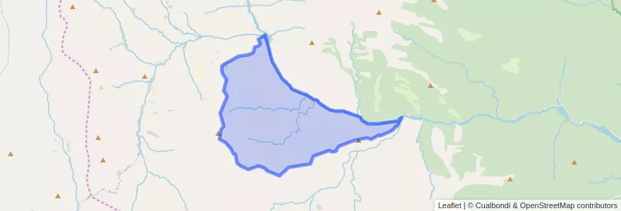 Mapa de ubicacion de Tipayoc.