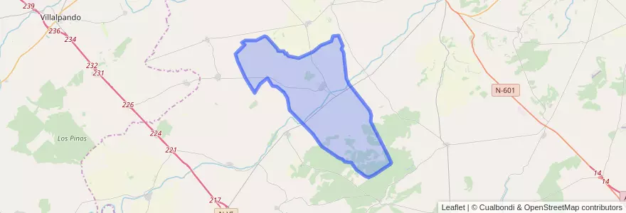 Mapa de ubicacion de Tordehumos.