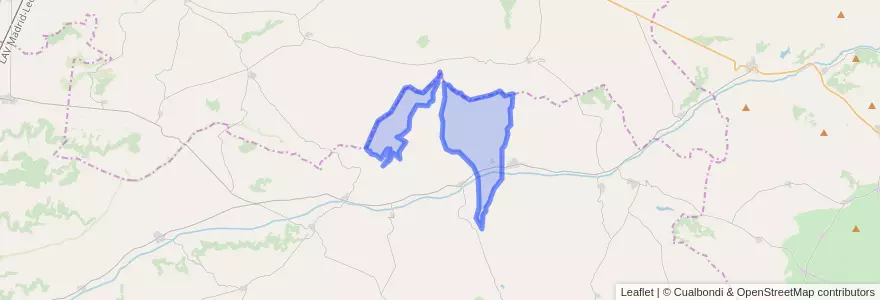 Mapa de ubicacion de Torre de Esgueva.