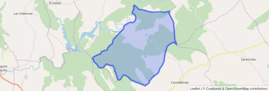 Mapa de ubicacion de Torrecuadradilla.
