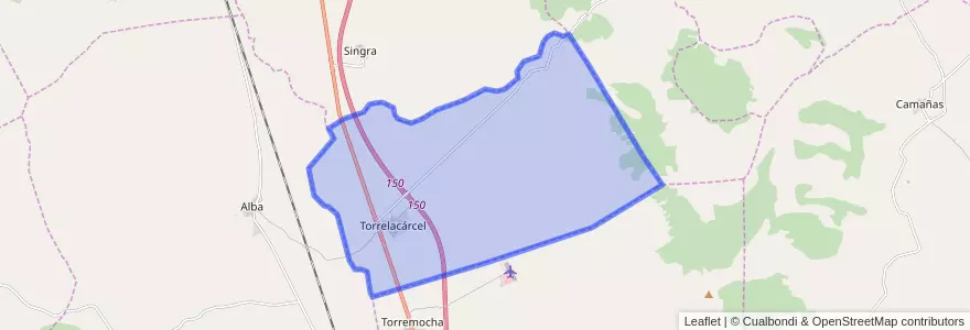 Mapa de ubicacion de Torrelacárcel.