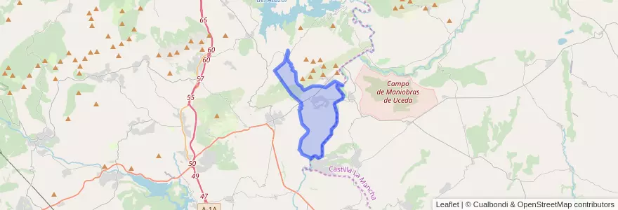 Mapa de ubicacion de Torremocha de Jarama.