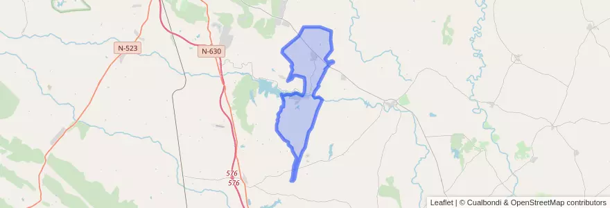 Mapa de ubicacion de Torreorgaz.