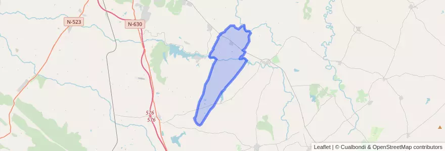 Mapa de ubicacion de Torrequemada.