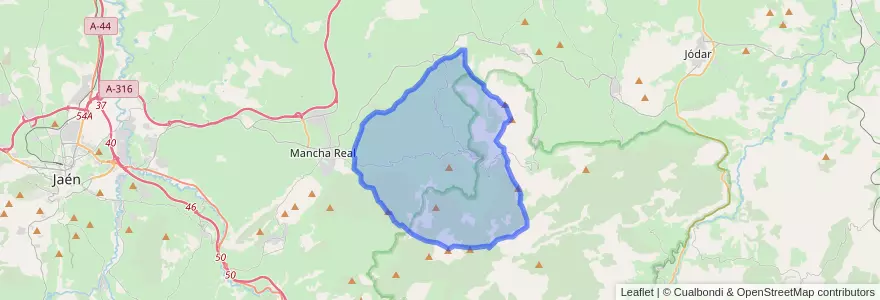 Mapa de ubicacion de Torres.