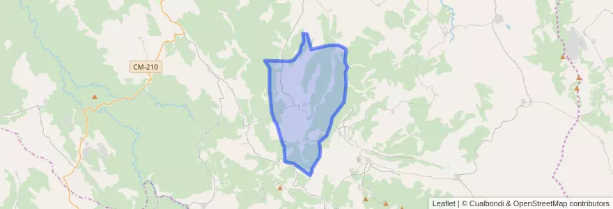 Mapa de ubicacion de Traíd.