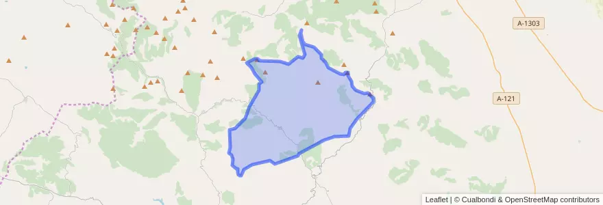 Mapa de ubicacion de Trasobares.