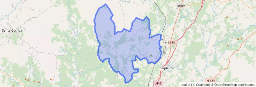 Mapa de ubicacion de Trazo.