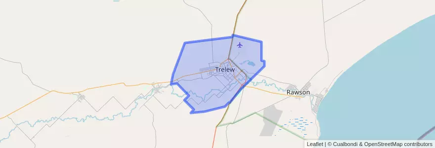 Mapa de ubicacion de Трелью.