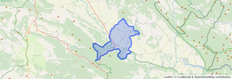 Mapa de ubicacion de Trespaderne.