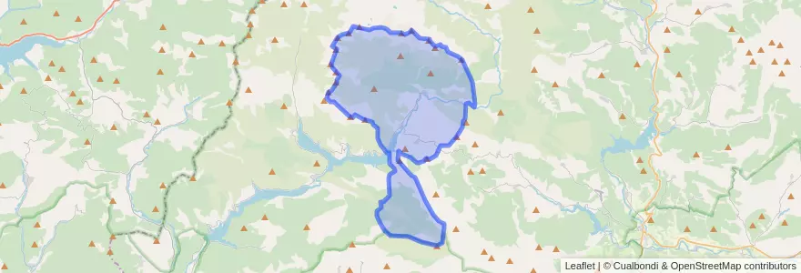 Mapa de ubicacion de Triollo.